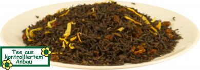 Sanddorn-Vanille Schwarztee -aromatisiert- 100g
